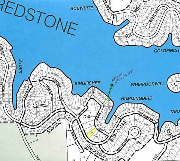 Owl 8 Lake Redstone Lot for Sale